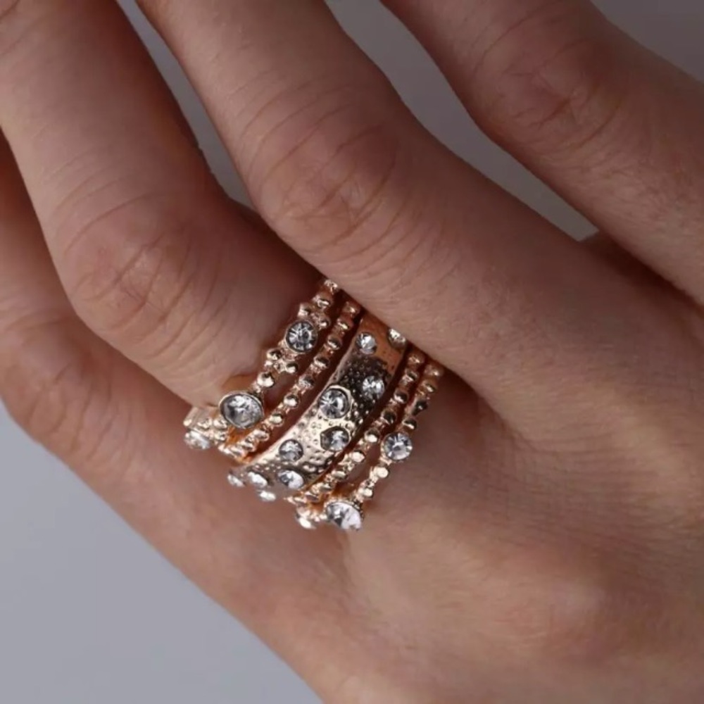 Boho chic stack rings - Picture 3 of 3